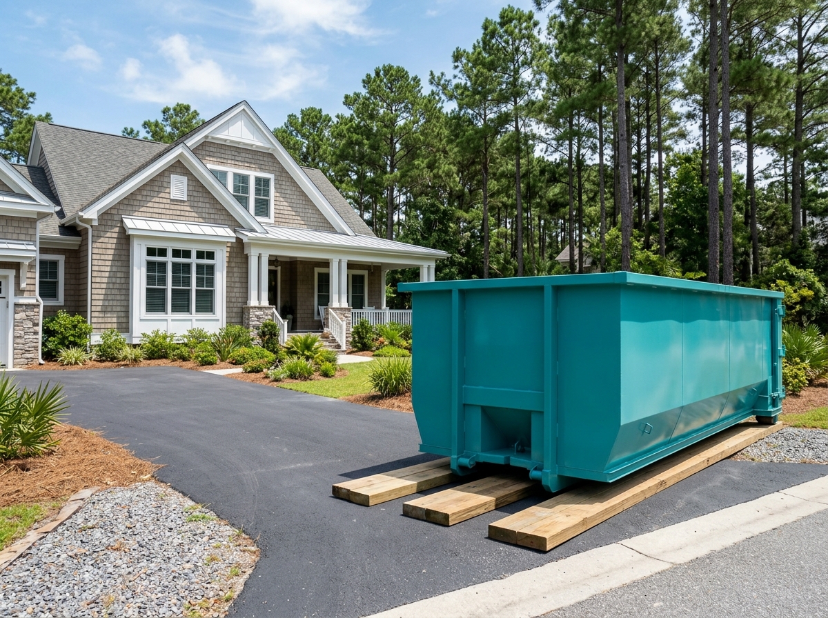 Blackrock Dumpsters Modern Roll-Off Truck in Huntsville AL